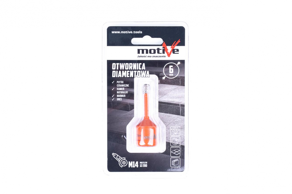 Carota diamantata profesionala M14 6mm [2]