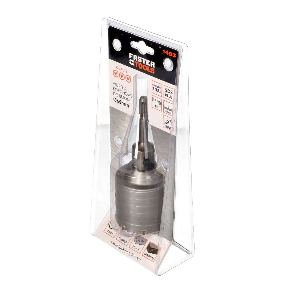 Carota pentru beton SDS+ 65mm Faster Tools [4]