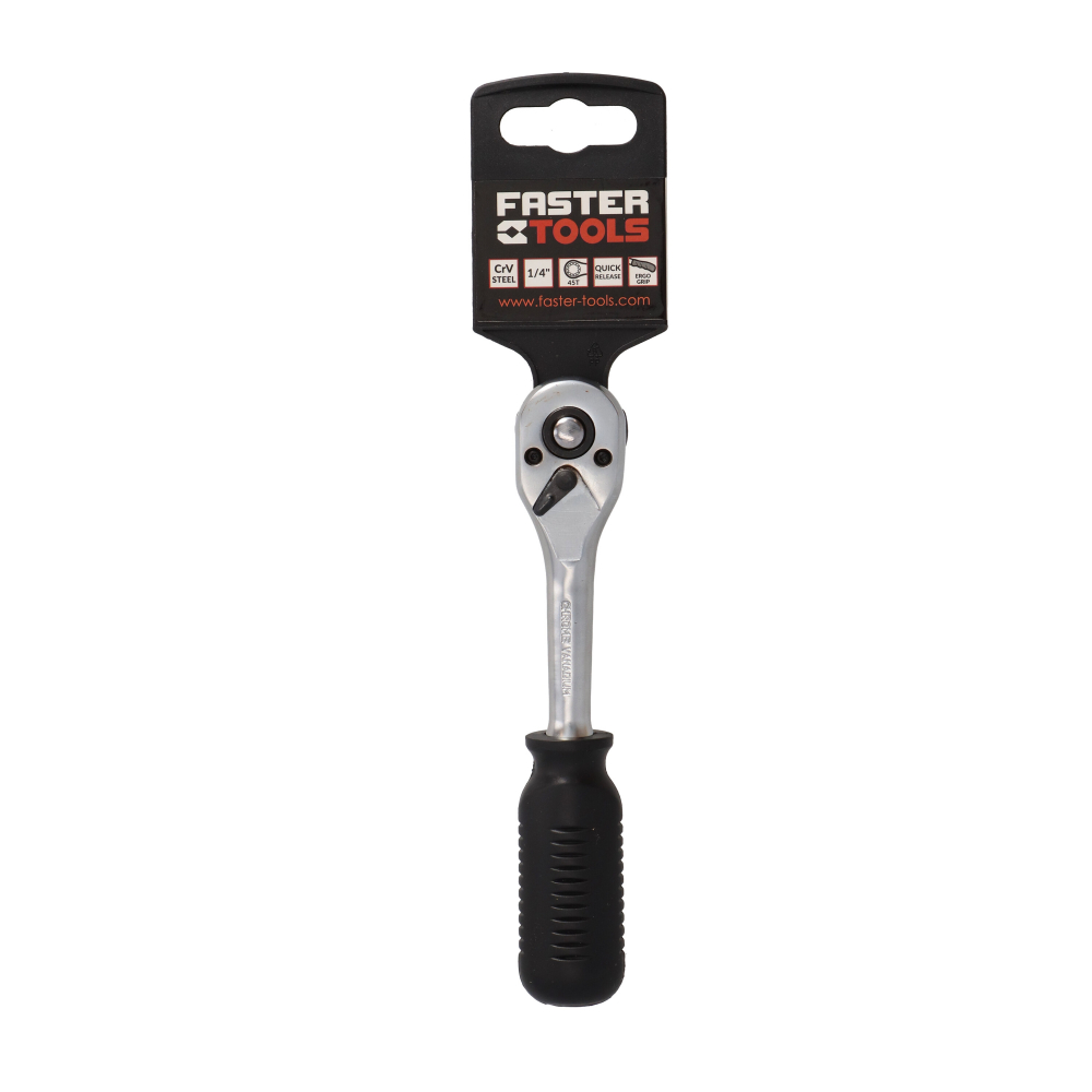 Cheie clichet 3/8 pentru tubulare 200mm Faster Tools [4]