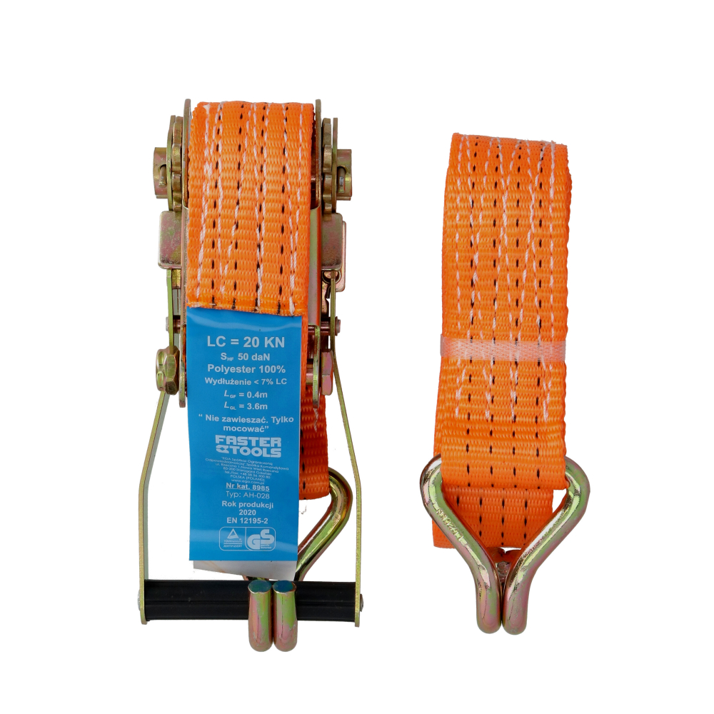 Chinga cu clichet 25mmx6m 500kg Faster Tools [2]