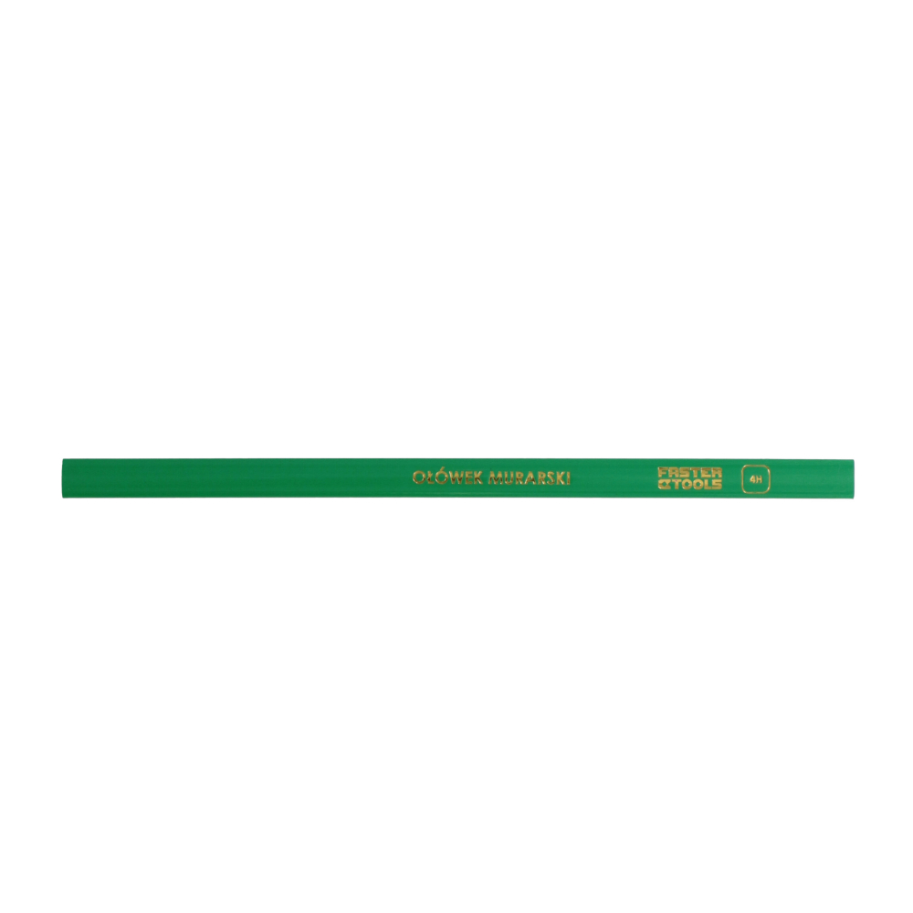 Creion lemn 4H 24cm verde Faster Tools [2]