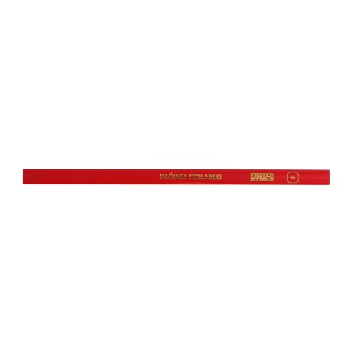 Creion lemn HB 24cm rosu Faster Tools [2]