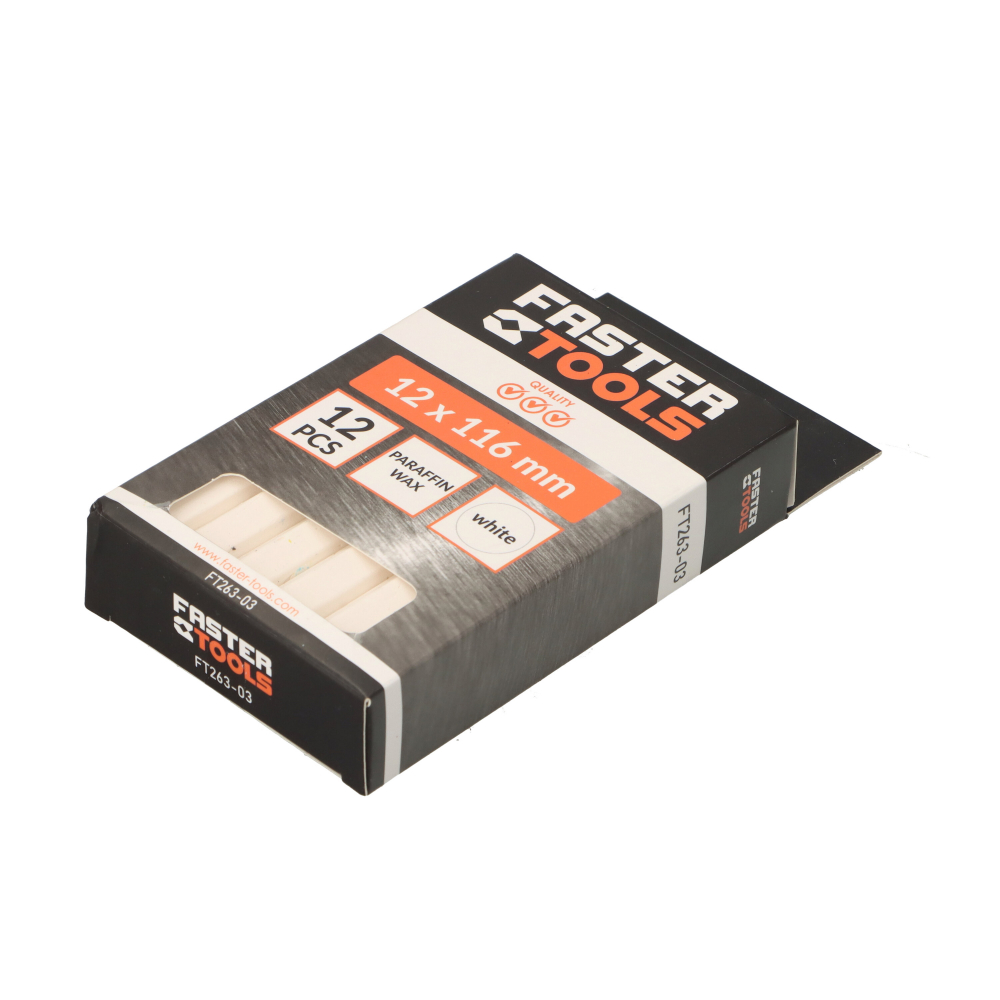 Creta cerata alba 12x116mmcm Faster Tools [3]