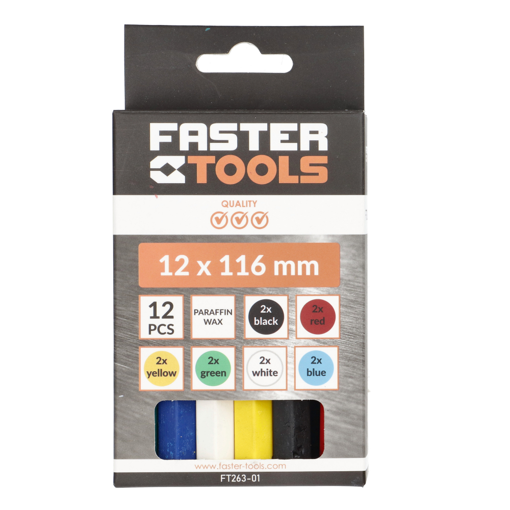 Creta cerata multicolora 12x116mmcm Faster Tools [3]