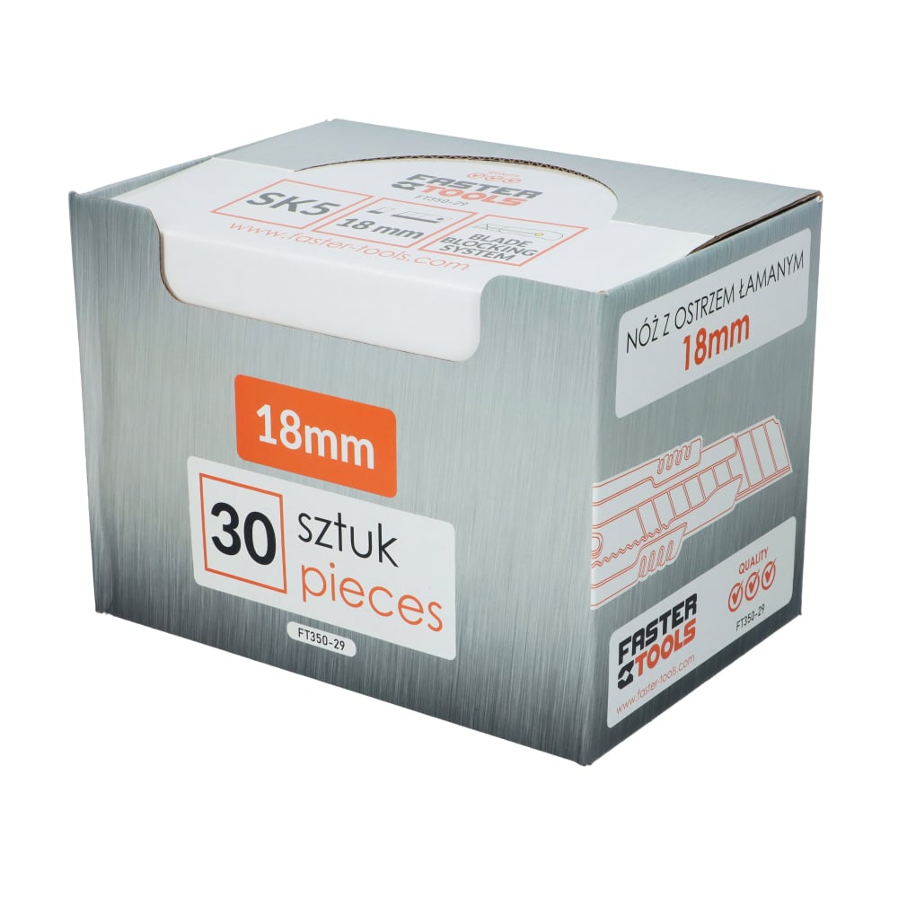 Cutter cu lamela neagra SK5 de 18mm Faster Tools [7]