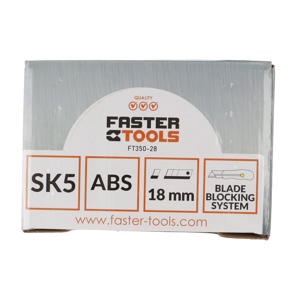Cutter cu lamela neagra SK5 de 18mm + lama de rezerva Faster Tools [7]
