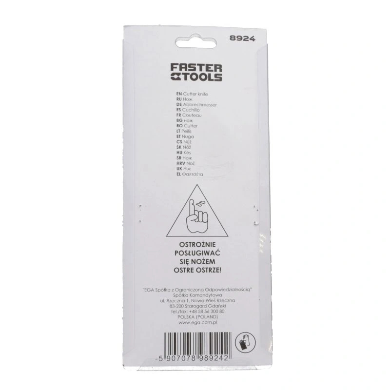 Cutter din aluminiu cu lama trapezoidala 19x60mm Faster Tools [8]