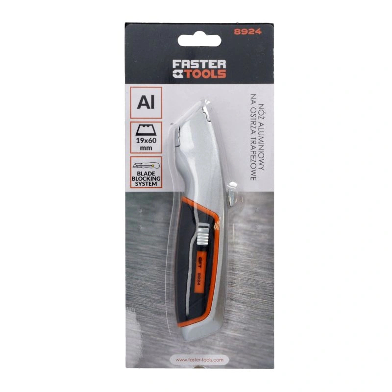 Cutter din aluminiu cu lama trapezoidala 19x60mm Faster Tools [7]