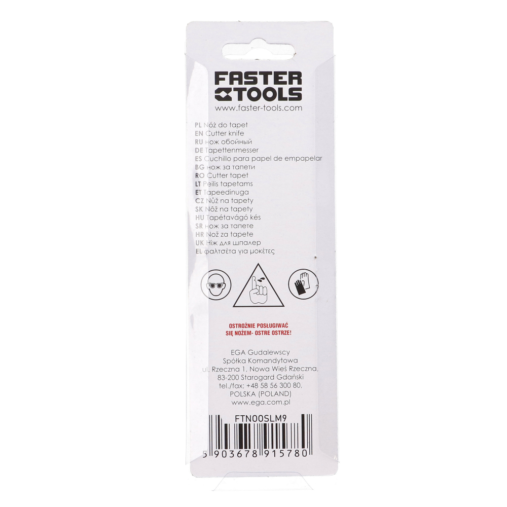 Cutter rezistent metalic 9mm Faster Tools [4]