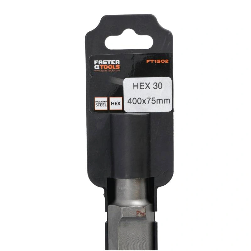 Dalta hexagonala pentru ciocan demolator – picamer 75mm -  30x400mm Faster Tools [5]