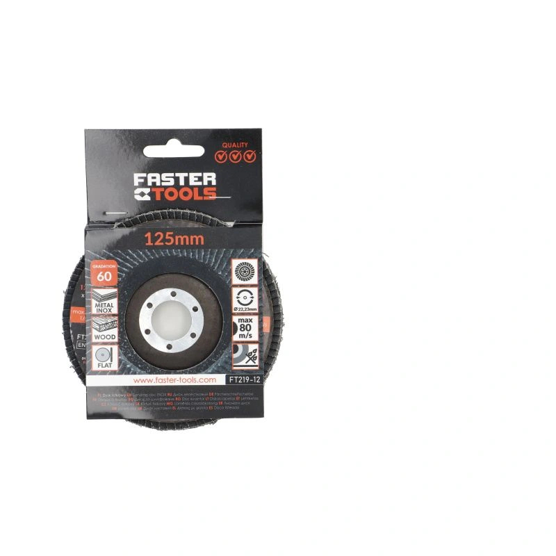 Disc lamelar INOX 125mm P60 Faster Tools [6]