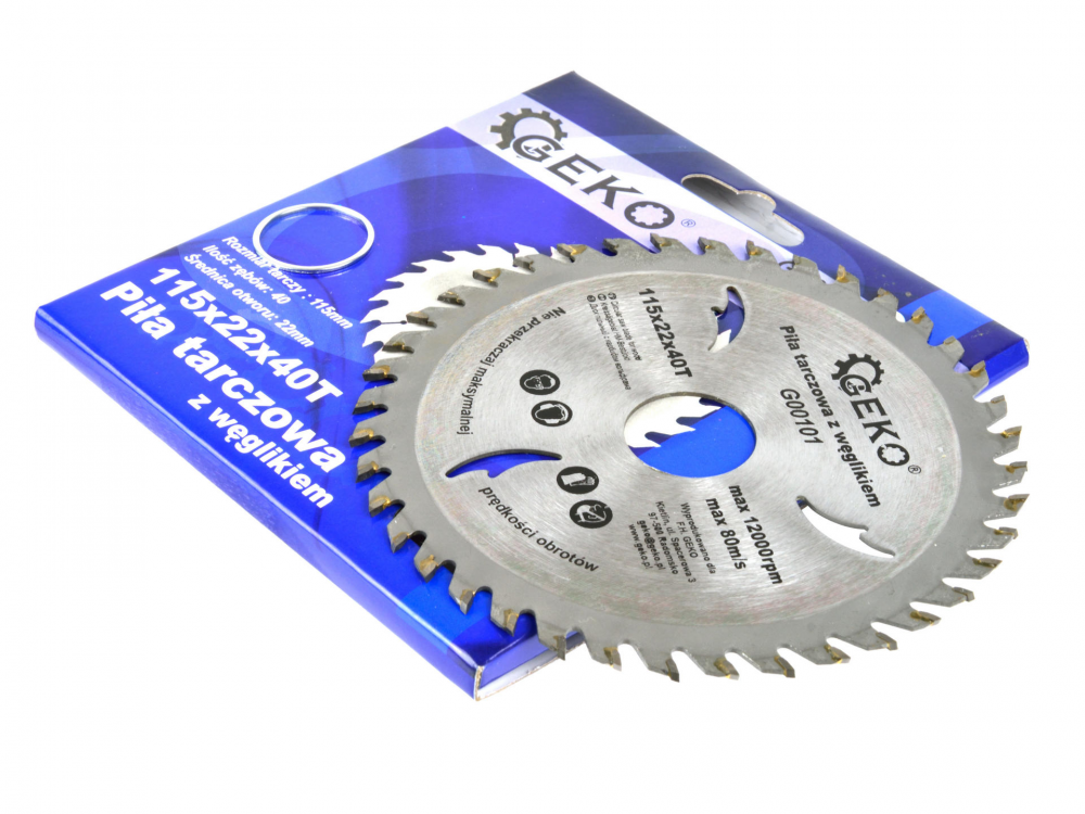 Disc 115mmx22.2 gaura pentru taiere lemn diametru 36 dinti Geko [2]