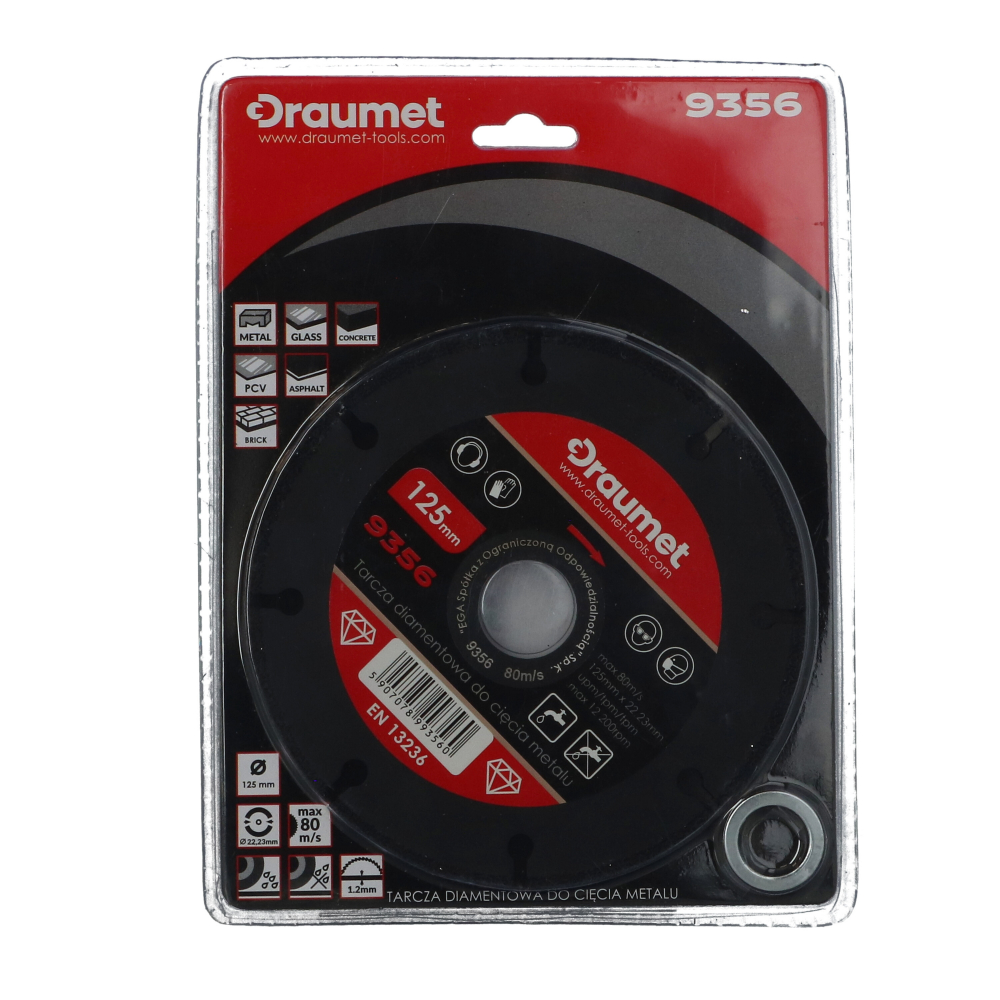 Disc pentru taiere universala multi-materiale profesional 125mm Draumet [3]