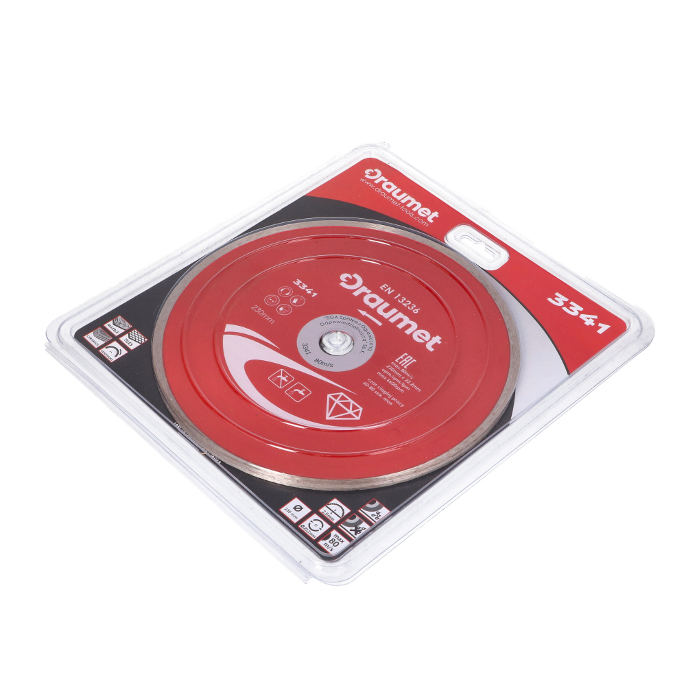 Disc profesional continuu pentru ceramica 125x22.2mm Draumet [2]
