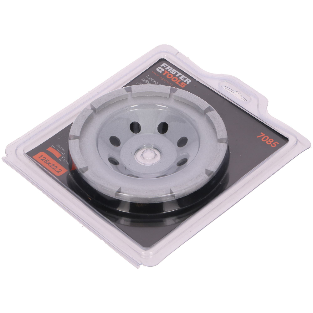 Disc slefuire tip cupa cu pastile vidia 125mmx22.2 Faster Tools [2]