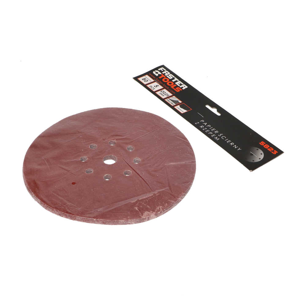 Disc smirghel 225mm P180 cu velcro pentru slefuitor pereti Faster Tools [3]