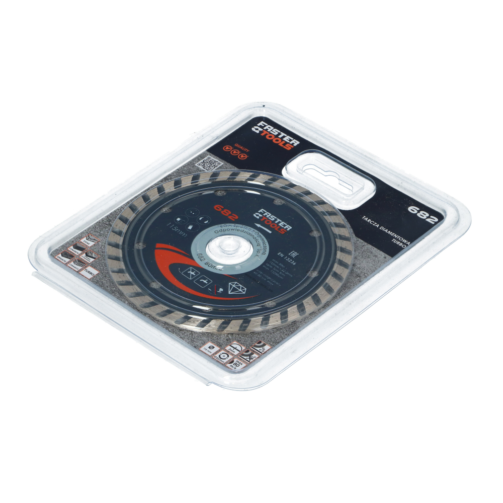 Disc turbo taiere beton si ceramica 115x22.2mm Faster Tools [2]