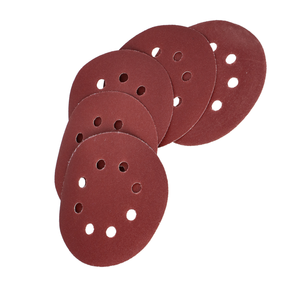 Discuri smirghel cu velcro si gauri 125mm P150 Faster Tools [2]