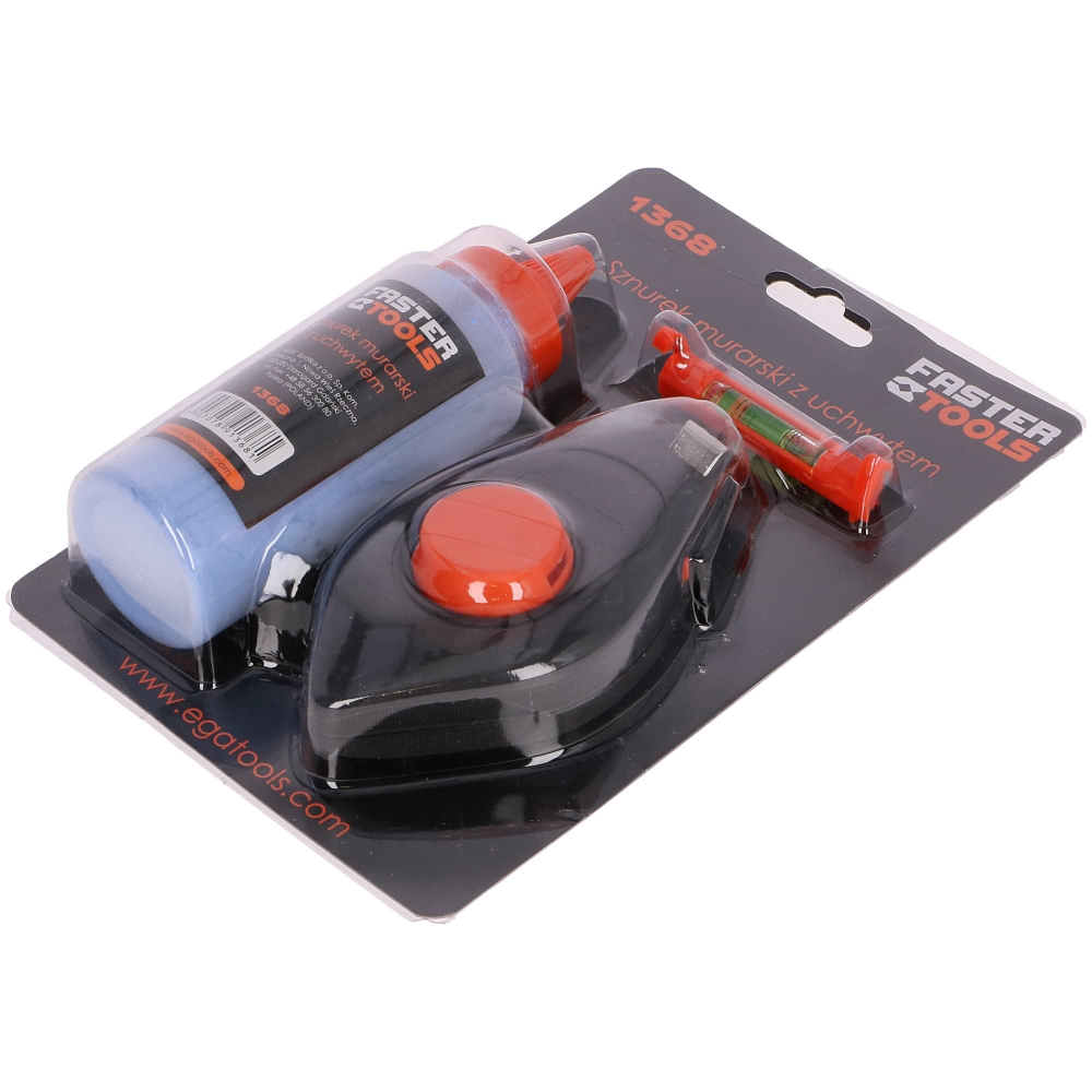 Dispozitiv de trasat linii cu fir, oxid si nivela cu bula 15m Faster Tools [2]