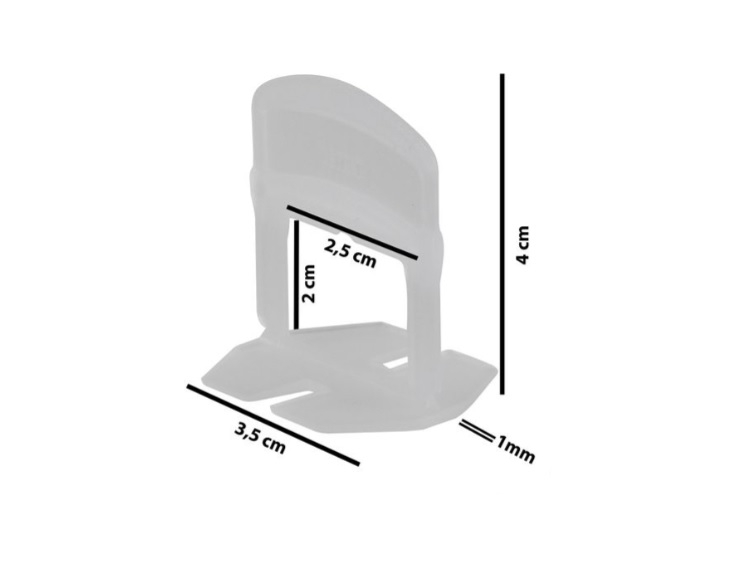 Distantieri pentru nivelare placi ceramice KARO 100buc/set – 1mm [5]