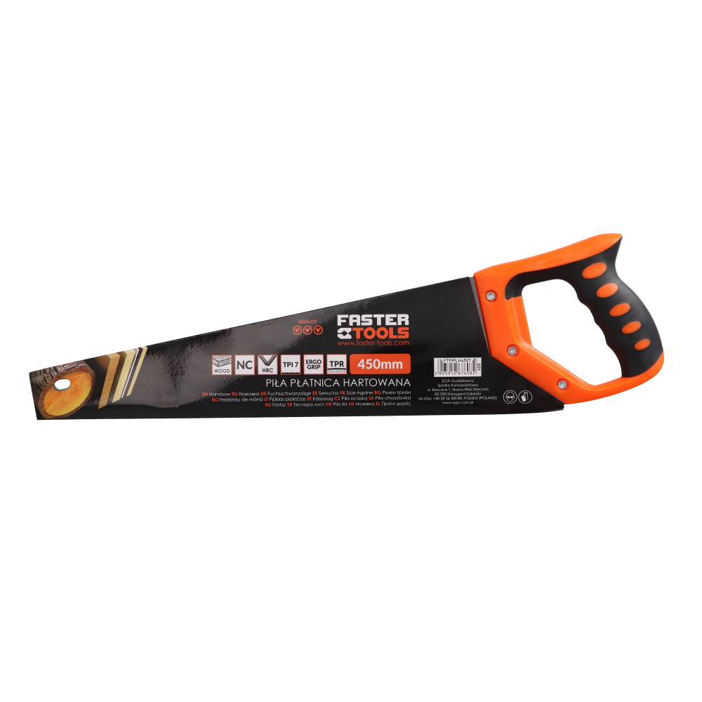 Ferastrau de mana cu maner din plastic 500mm Faster Tools [3]