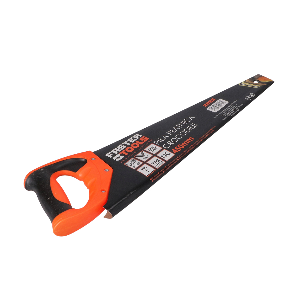 Ferastrau de mana profesional cu maner din plastic 450mm Faster Tools [3]
