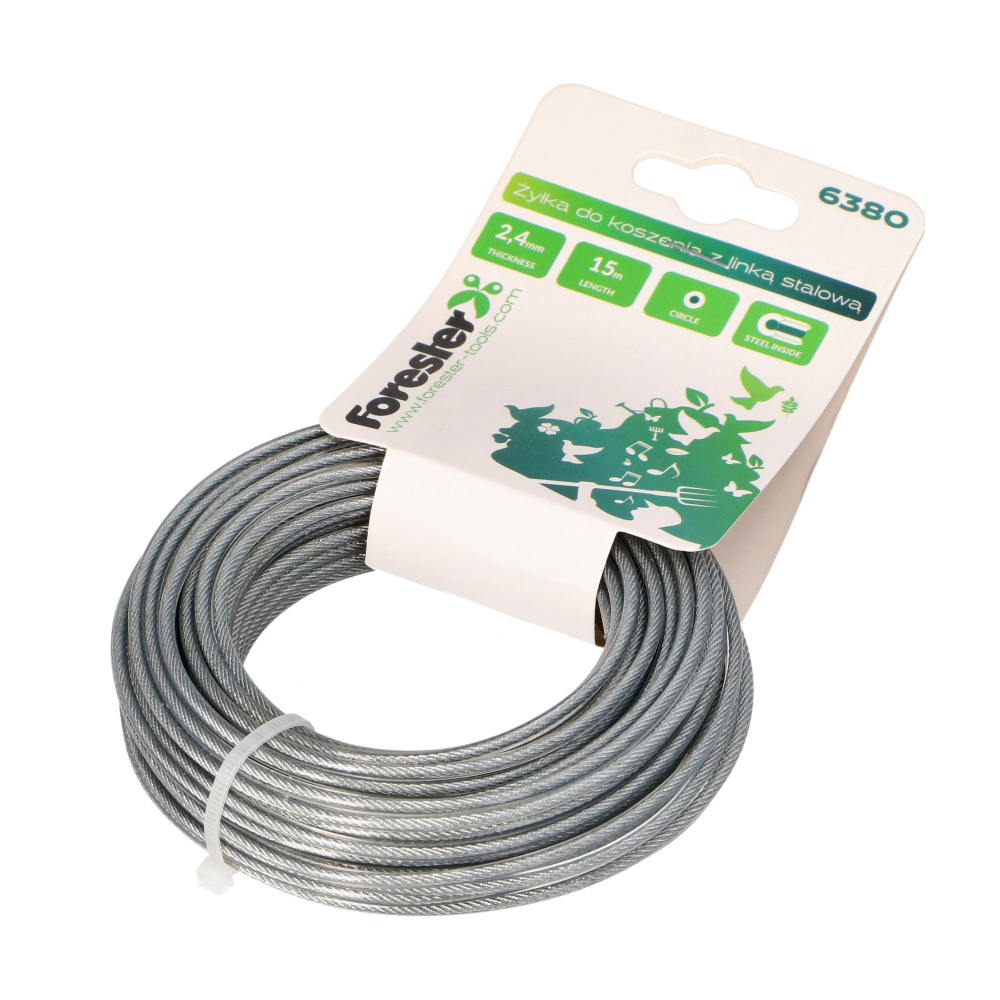Fir pentru trimmer – motocoasa 2.6mm cu insertie metalica profesional Forester [3]