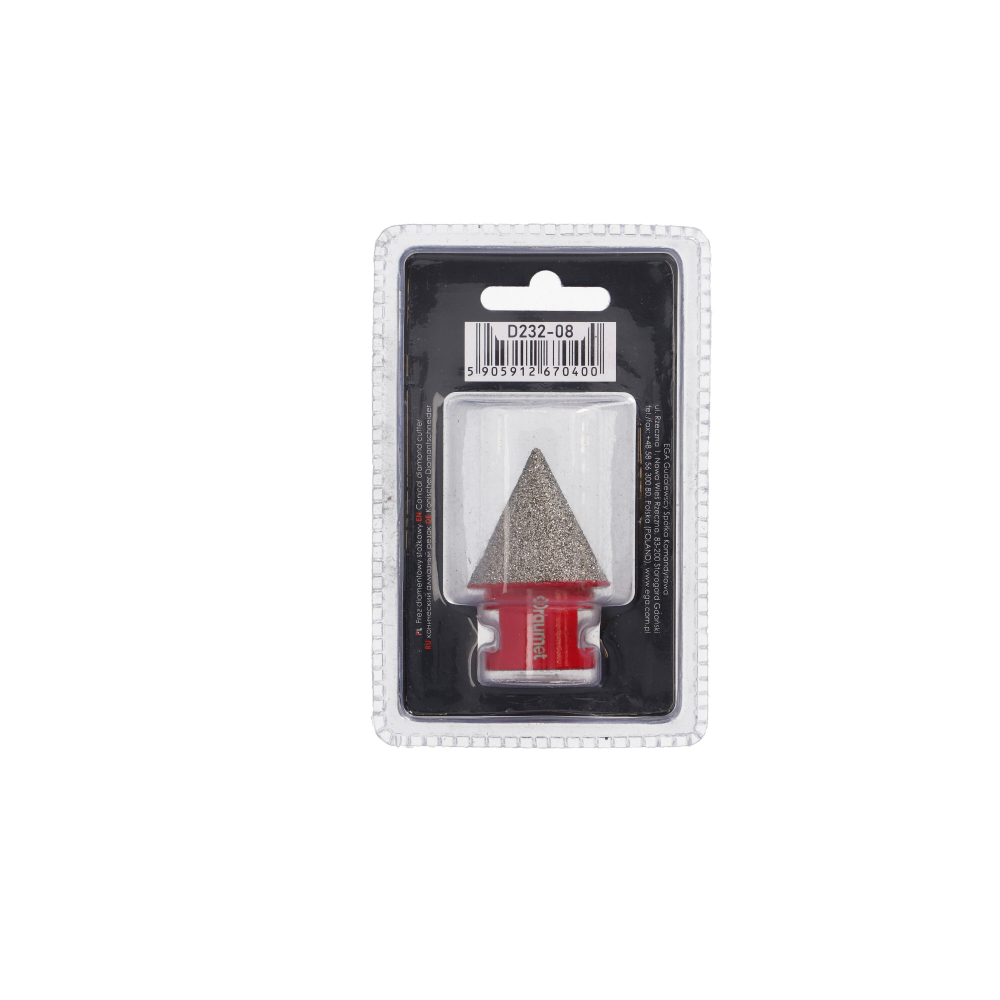 Freza diamantata conica M14-5-35mm pentru slefuire ceramica si piatra naturala Draumet [4]