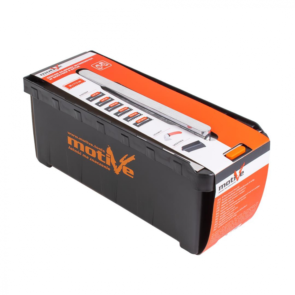 Kit profesional cu 6 lame gletiera + maner de fixare Motive [4]