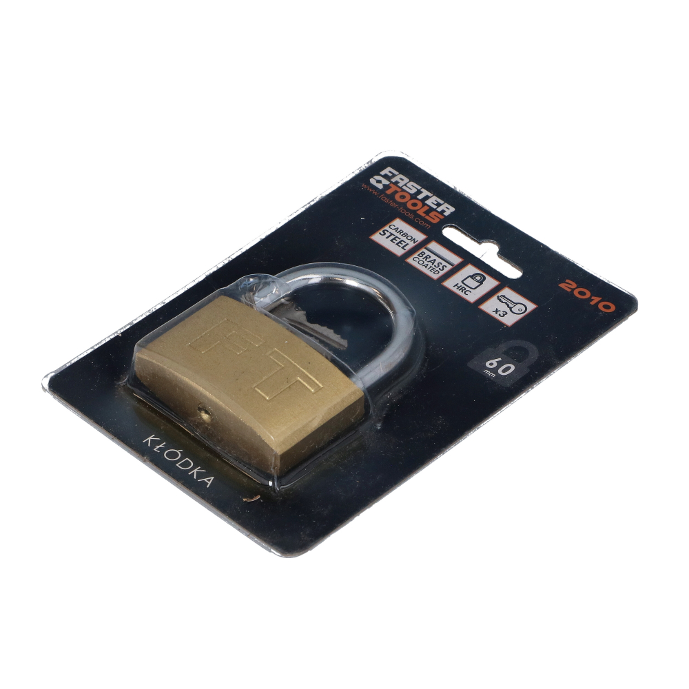 Lacat metalic galben 30mm Faster Tools [2]
