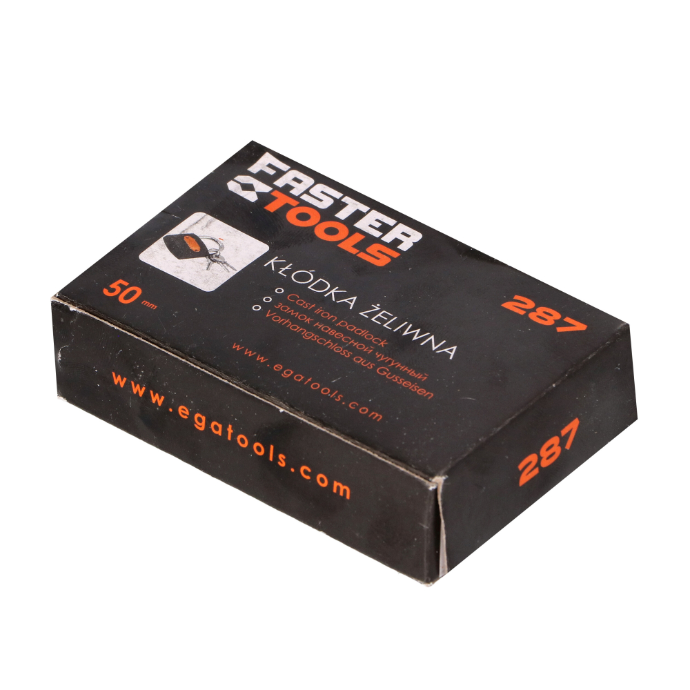 Lacat metalic negru 50mm Faster Tools [2]
