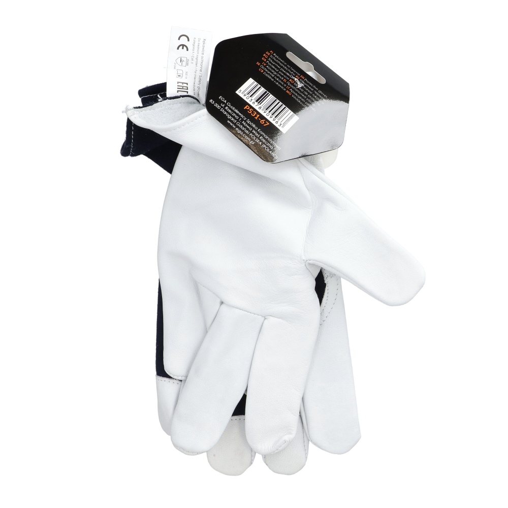 Manusi din piele de capra fina si bumbac cu elastic M10 Protect2U [7]