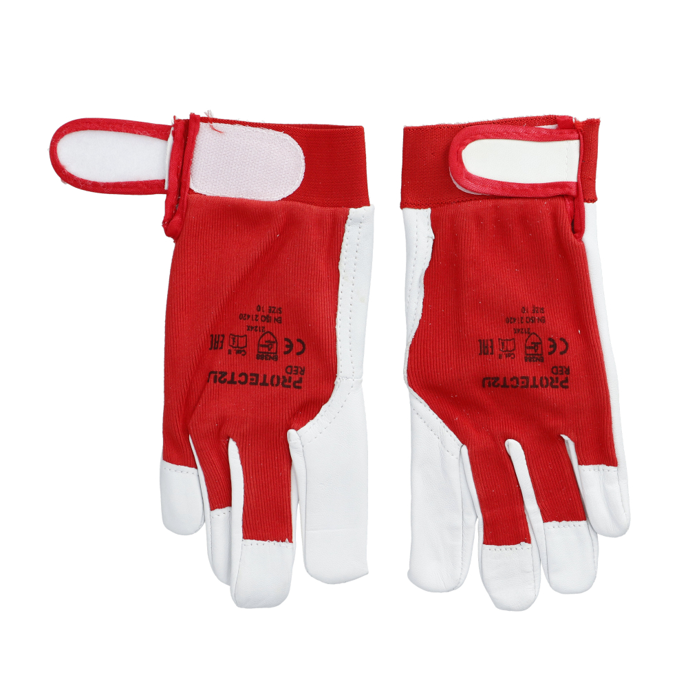 Manusi din piele de capra fina si bumbac cu scai M10 Protect2U [2]