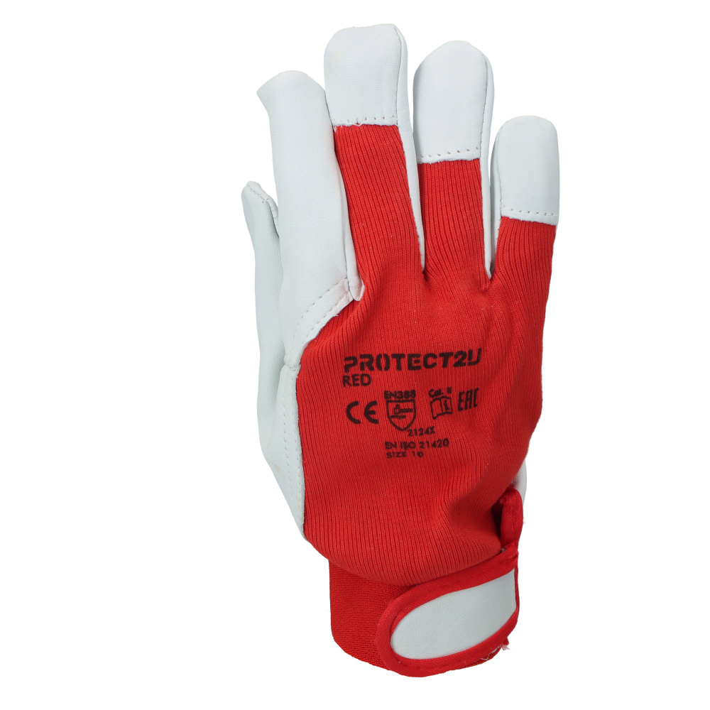 Manusi din piele de capra fina si bumbac cu scai M10 Protect2U [3]