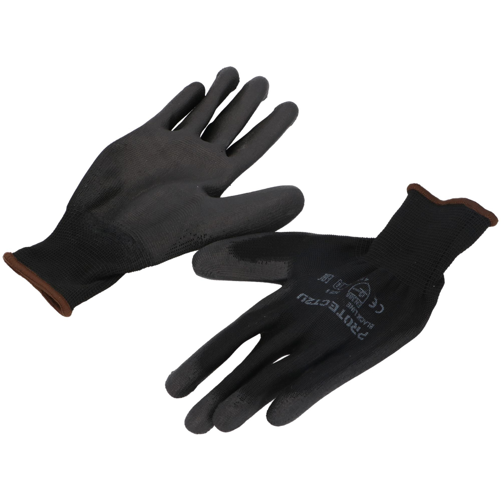 Manusi subtiri din nitril BLACK LINE marimea 9 Protect2U [3]