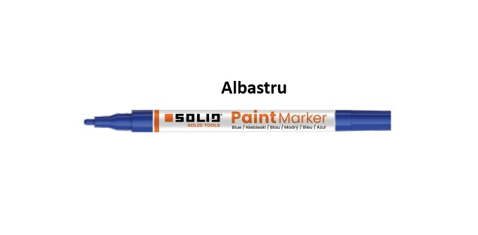 Marker cu vopsea albastra subtire Solid Tools [1]