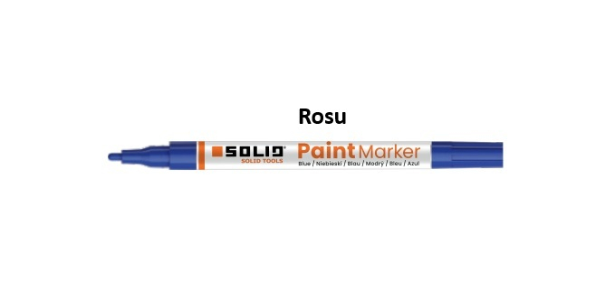 Marker cu vopsea rosie subtire Solid Tools [1]