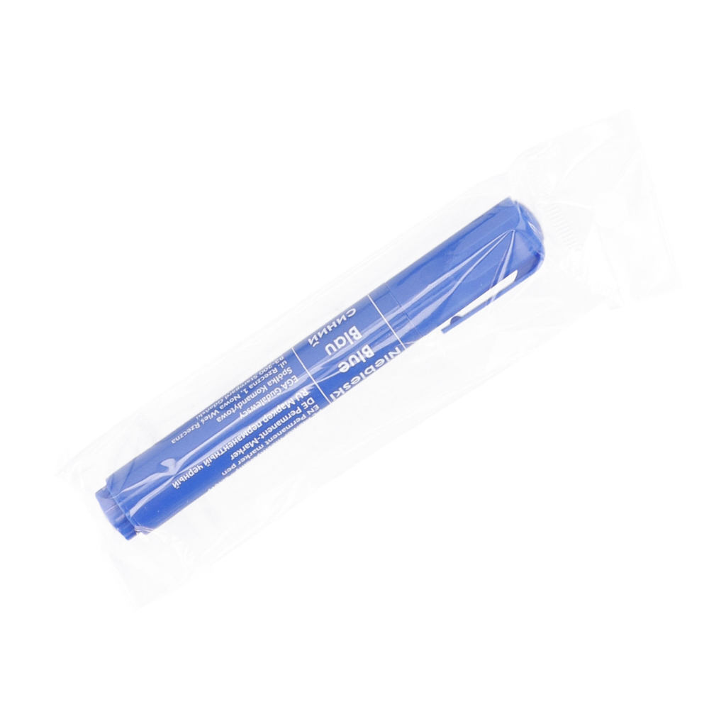 Marker permanent gros albastru Faster Tools [4]