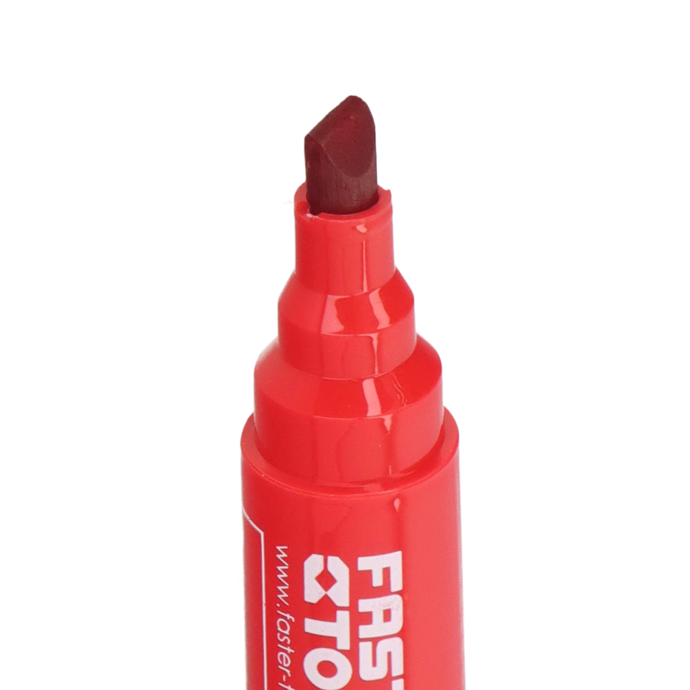 Marker permanent gros rosu Faster Tools [2]