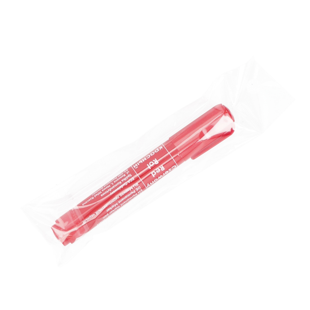 Marker permanent gros rosu Faster Tools [4]