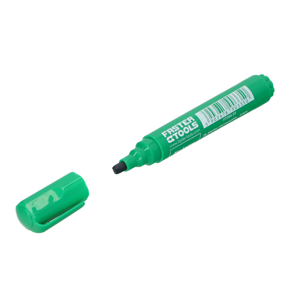 Marker permanent gros verde Faster Tools [1]