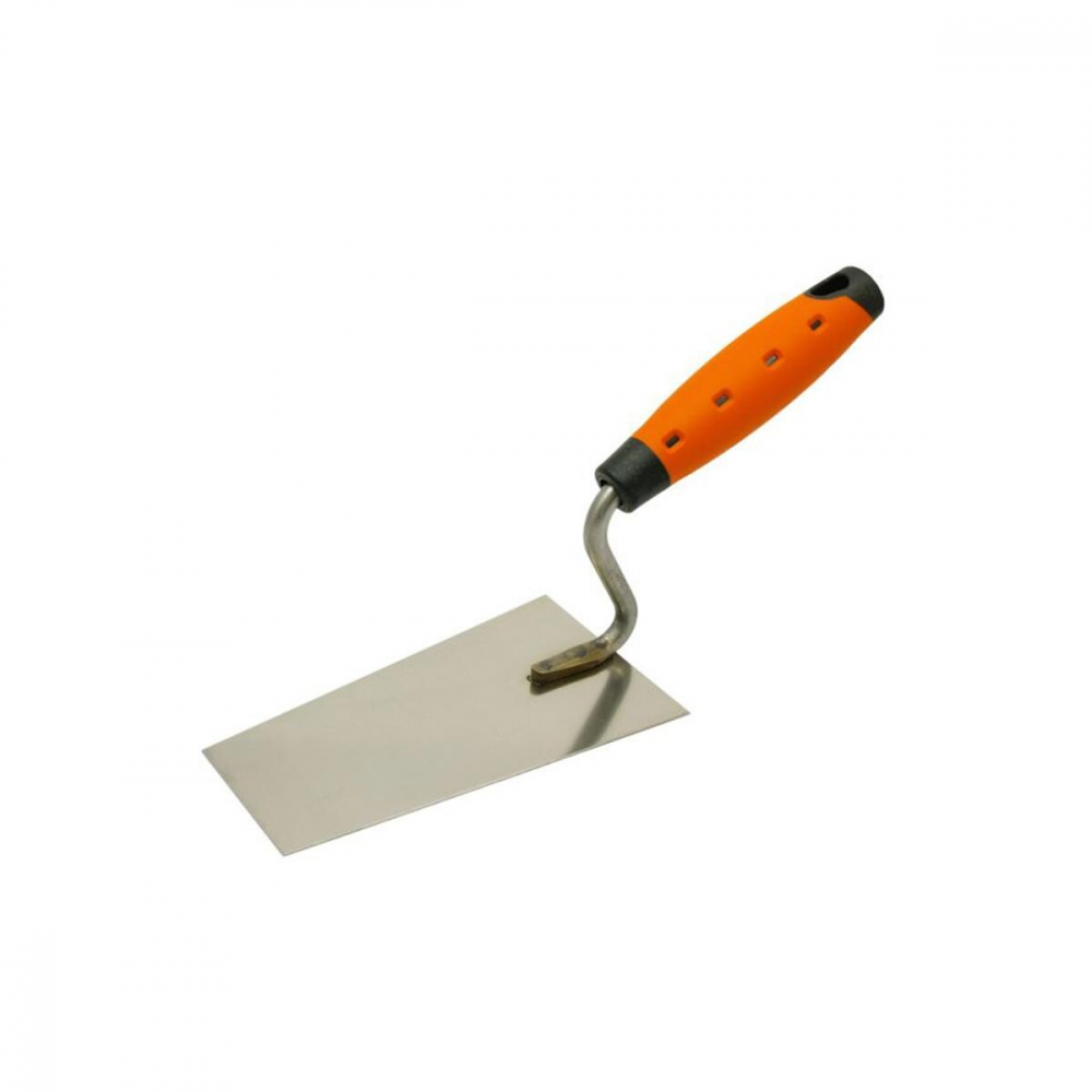 Mistrie din otel inoxidabil dreapta cu maner cauciucat 160mm Solid Tools [1]