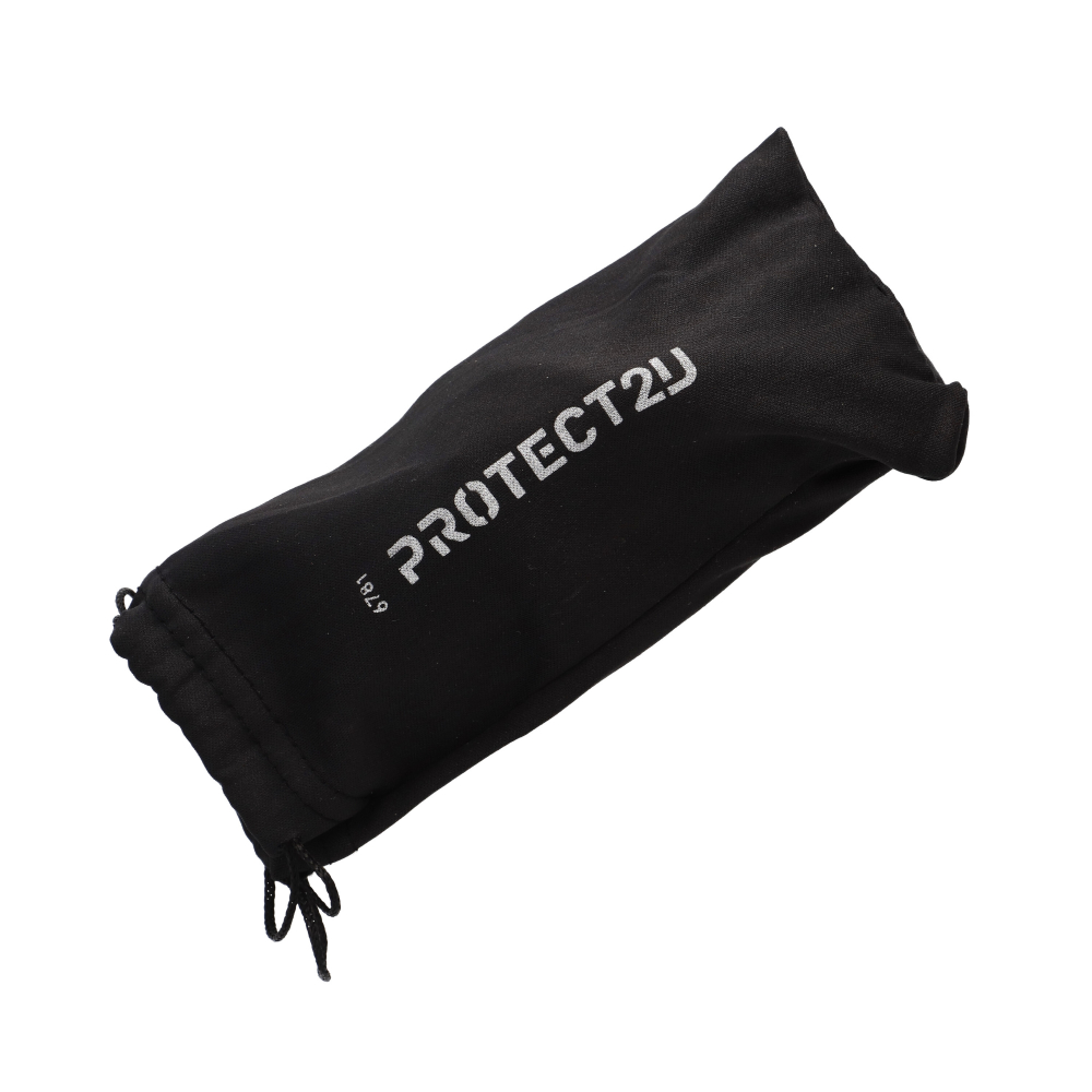 Ochelari de protectie transparenti cu snur si husa pentru protectie PROTECT2U [3]