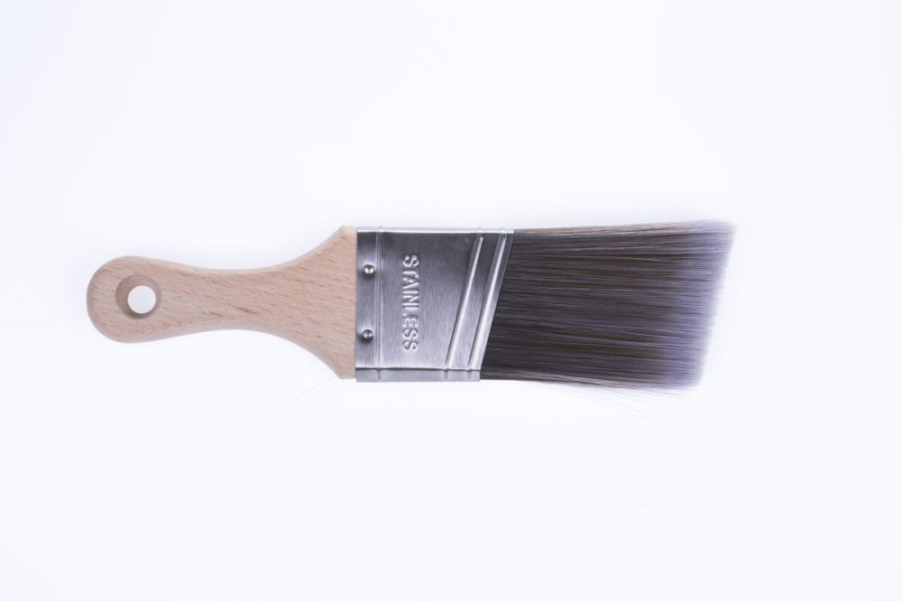 Pensula scurta profesionala la unghi 2" - 50mm cu maner din lemn V-PRO Motive [2]