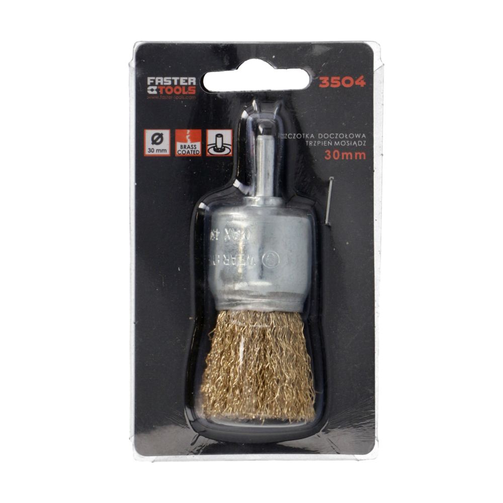 Perie de sarma circulara 30mmx30mm pentru bormasina diametru Faster Tools [2]