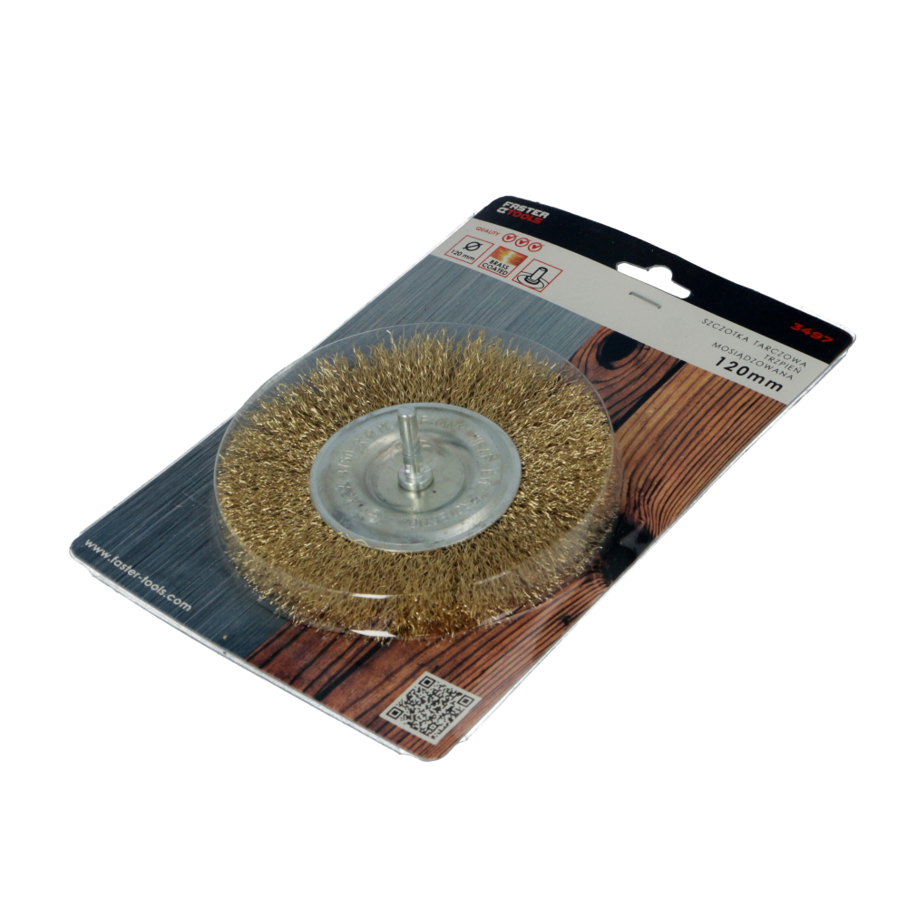 Perie de sarma circulara 65mmx13mm pentru bormasina diametru  Faster Tools [2]
