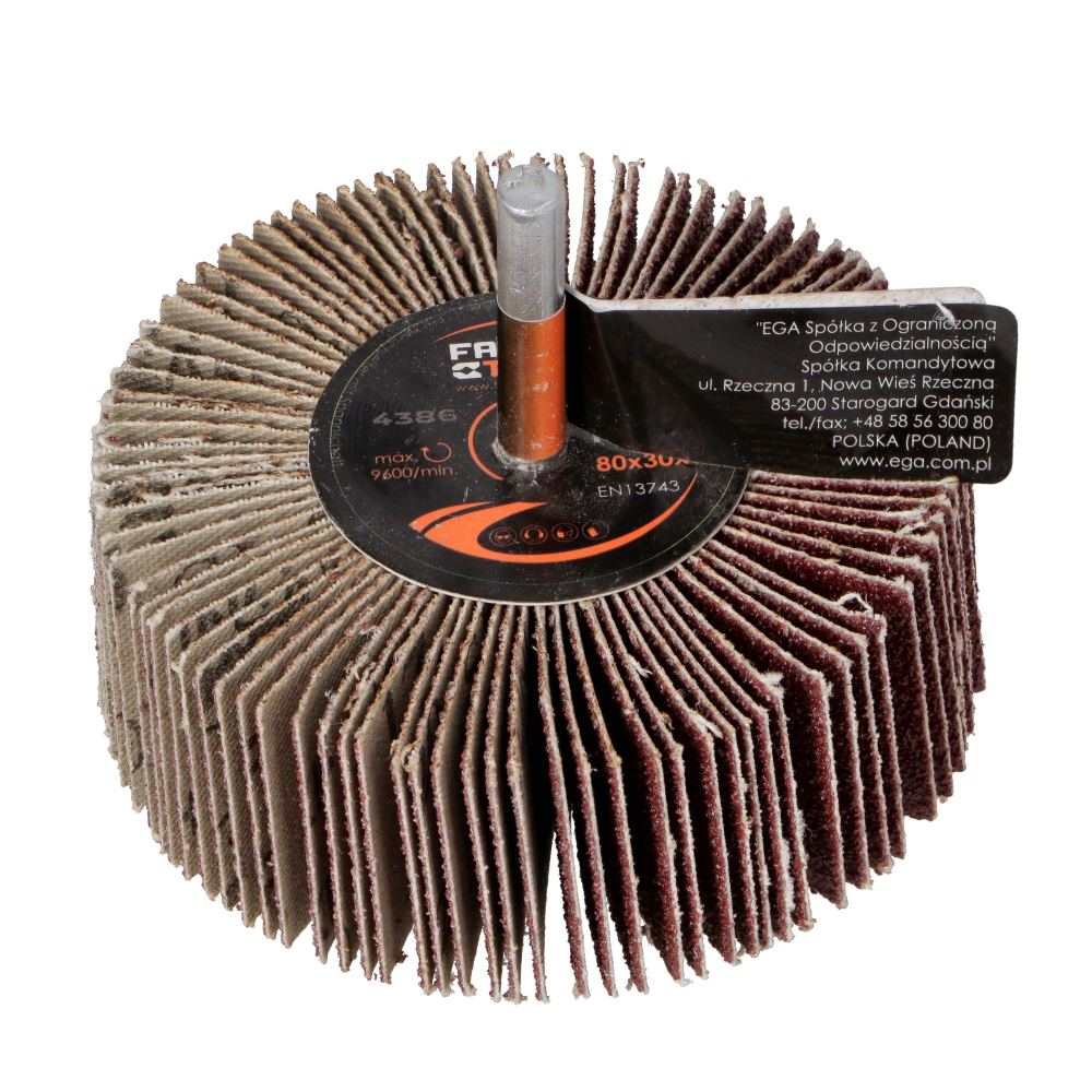 Perie segmentata smirghel 60x30mm granulatie 60 Faster Tools [1]