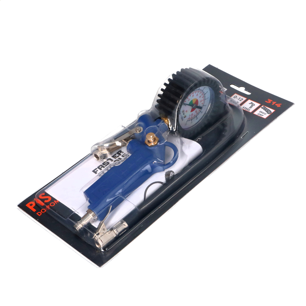 Pistol cu manometru pentru presiune aer max. 12 bari Faster Tools [3]