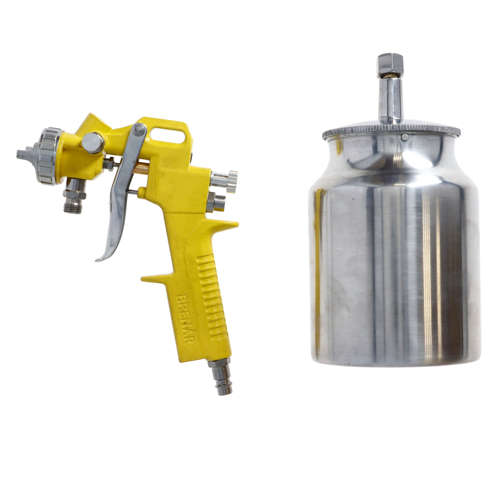 Pistol pentru vopsit cu aer si rezervor in jos 0.8l Brenar [2]