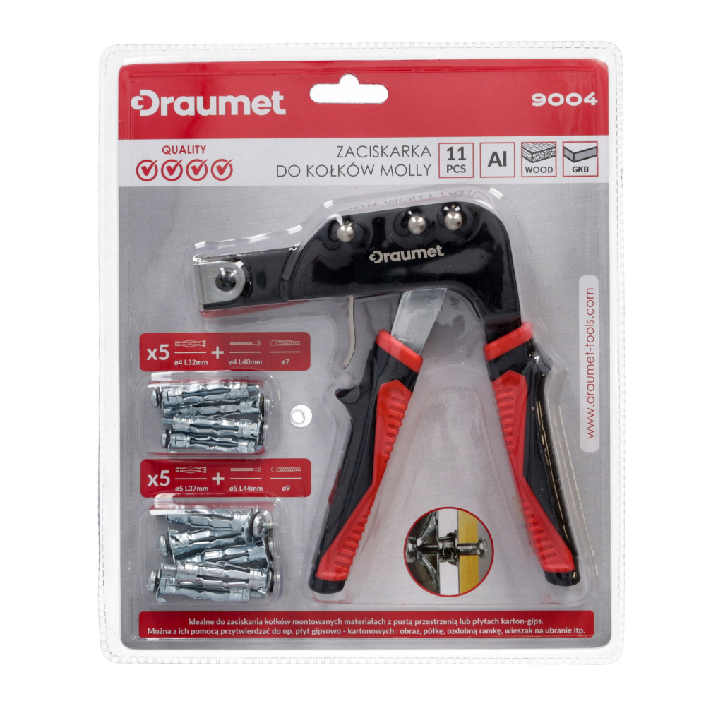 Pistol pentru dibluri tip “molie” profesional Draumet [3]
